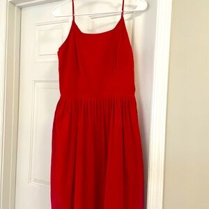 Vintage Red Velvet Dress Sz 10/12